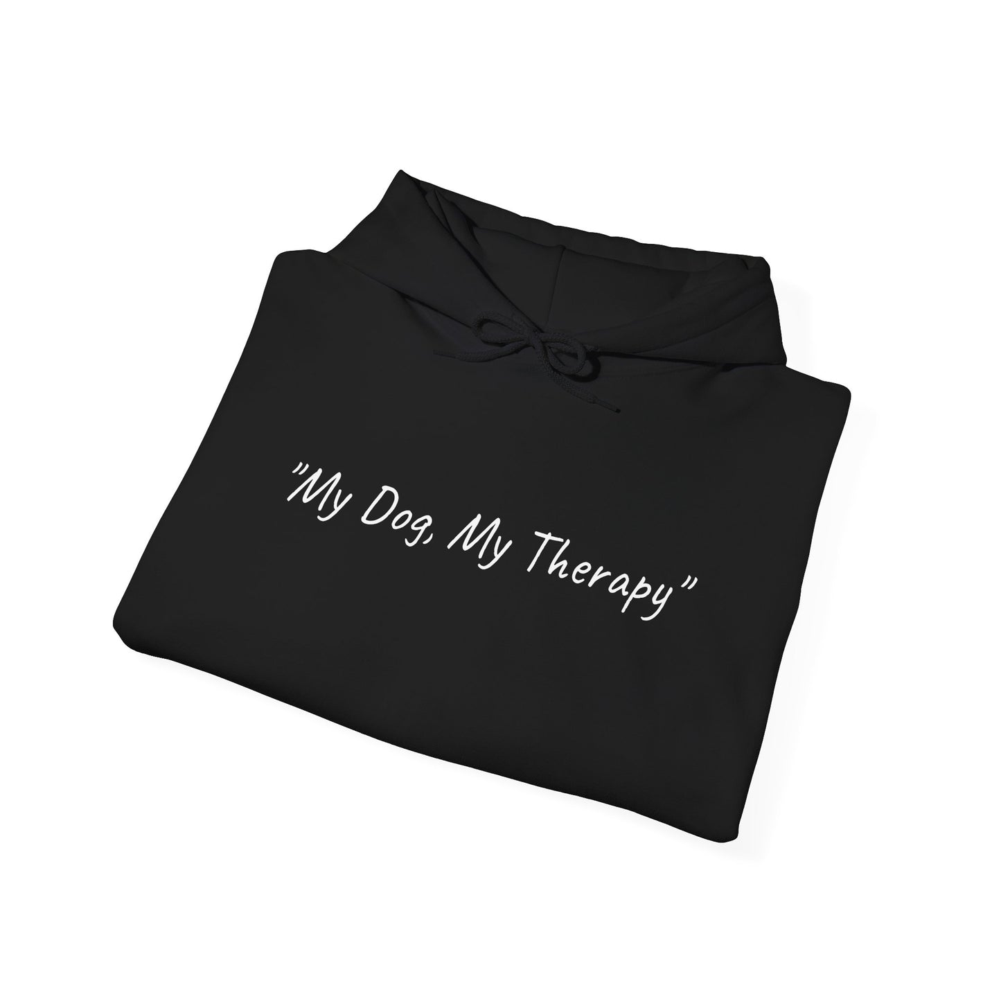 UK. My Dog, My Therapy Hooded Sweatshirt - Unisex Heavy Blend™