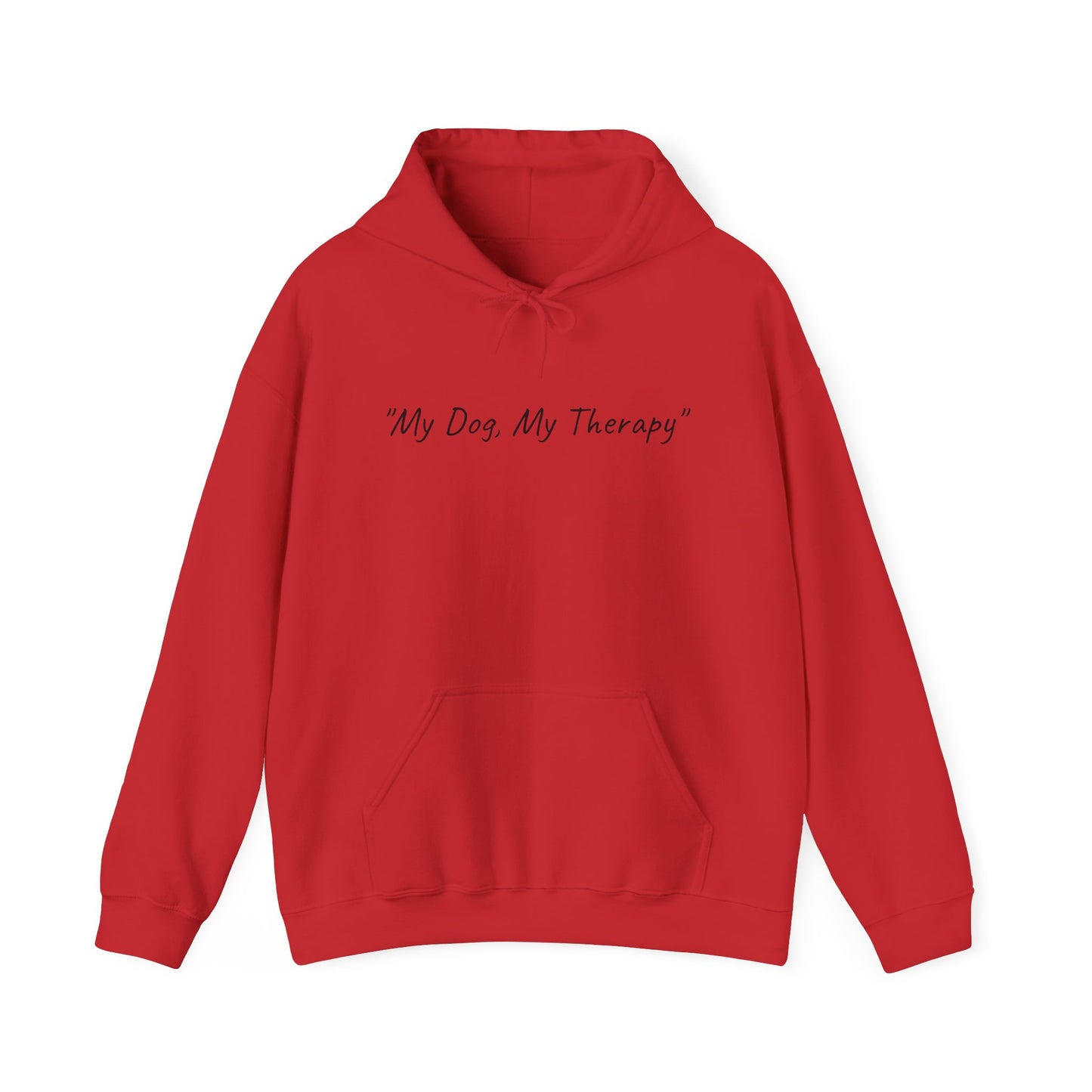 UK. My Dog, My Therapy Hooded Sweatshirt - Unisex Heavy Blend™