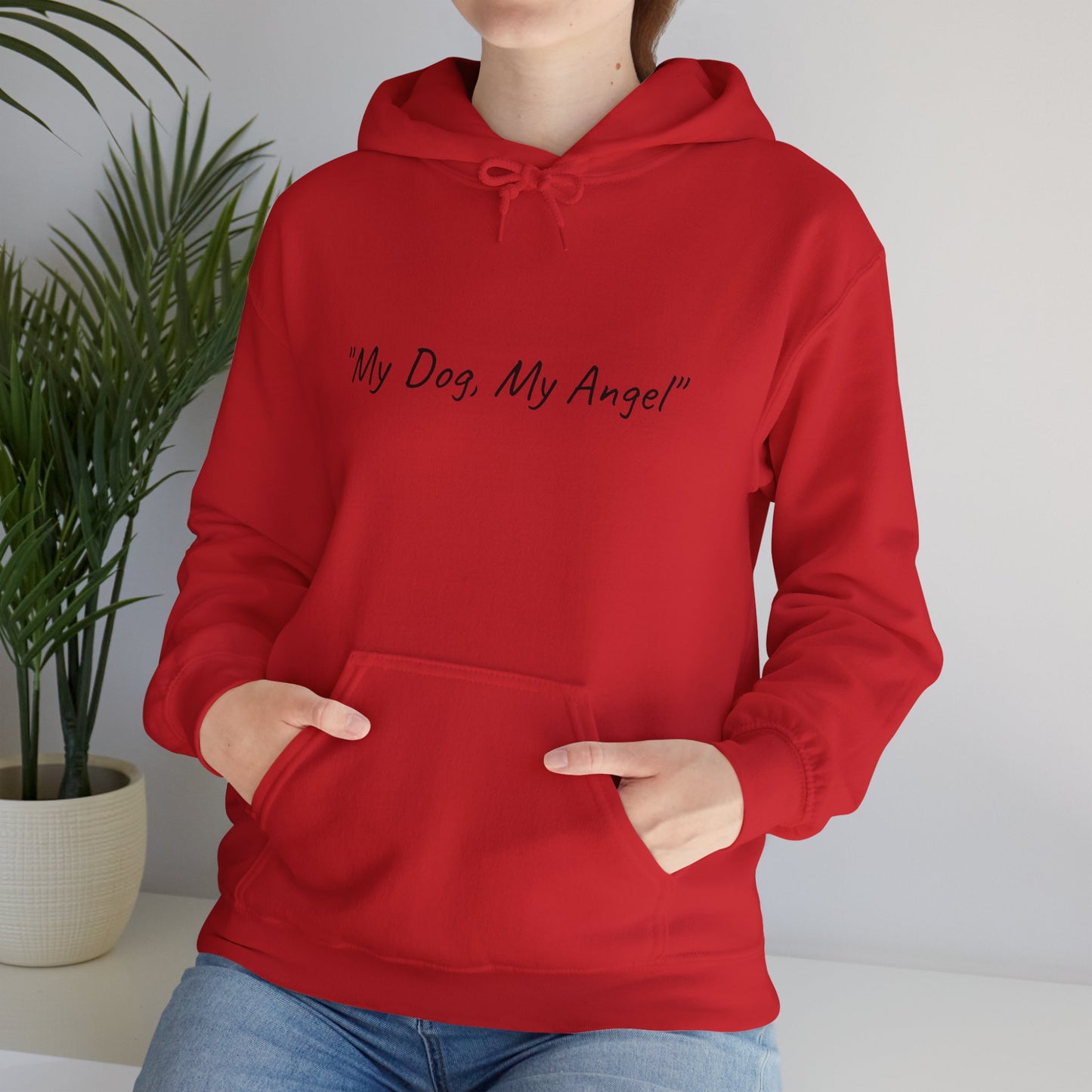 UK. "My Dog, My Angel" Hoodie - Unisex Heavy Blend™