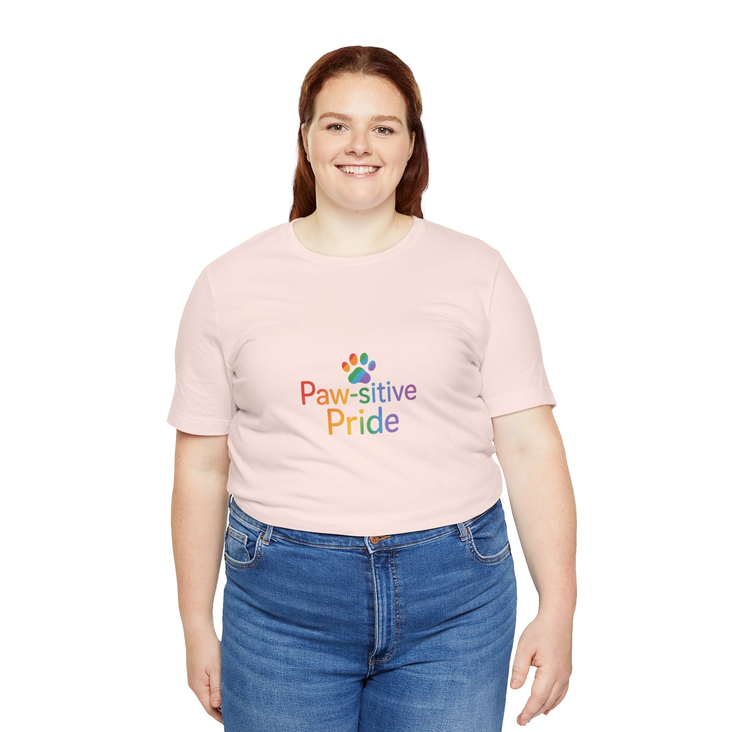 UK Paw-sitive Pride Tee, Unisex Jersey Shirt, LGBTQ+ Apparel, Pet Lover Gift, Pride Month Outfit, Casual Summer Top