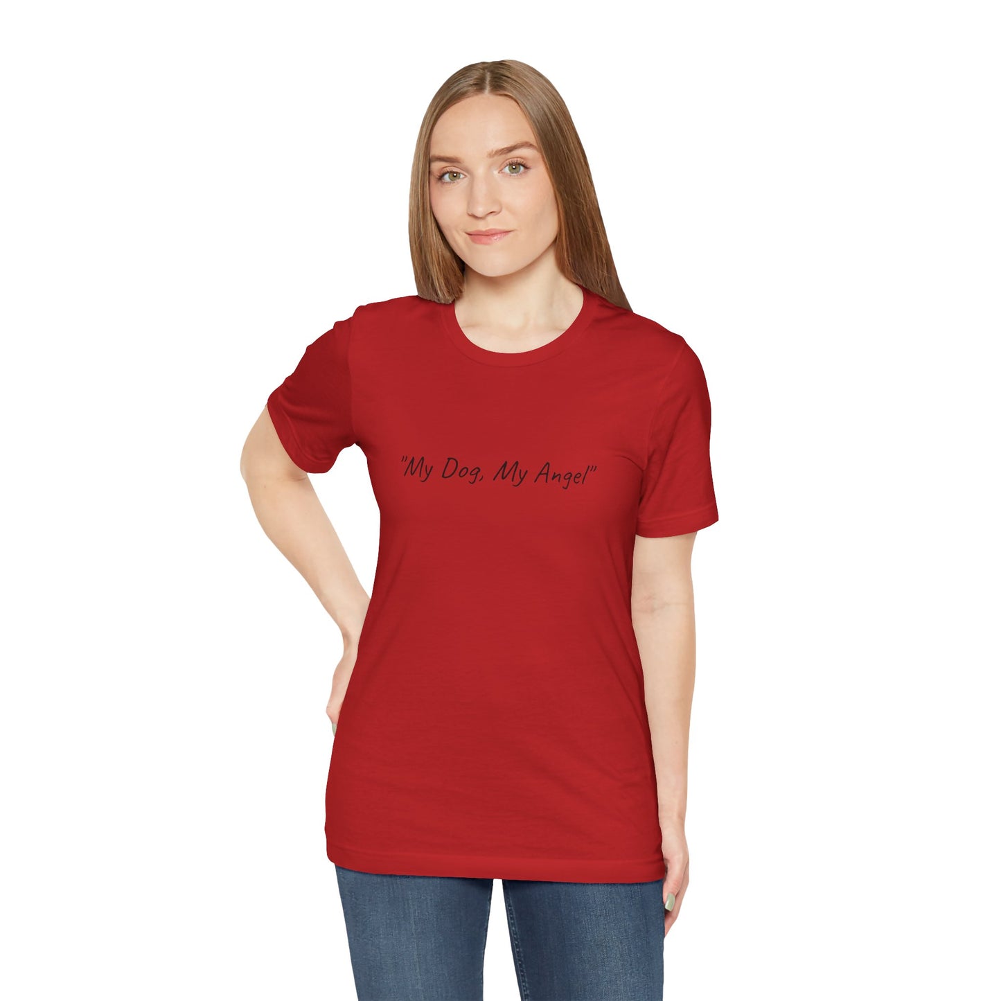 US.  "My Dog, My Angel" Dog Lover's Unisex Tee -